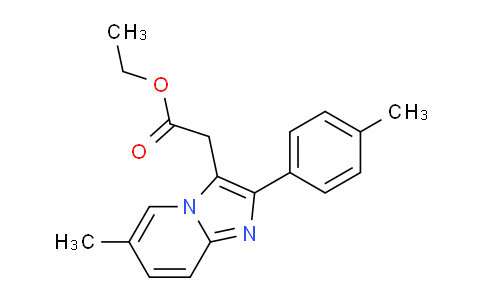 CAS No. 193979-47-4, Ethyl 2-(6-methyl-2-(p-tolyl)imidazo[1,2-a]pyridin-3-yl)acetate