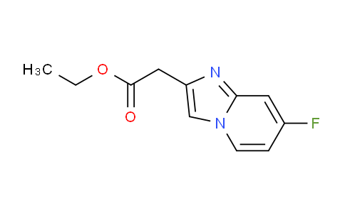CAS No. 1433203-72-5, Ethyl 2-(7-fluoroimidazo[1,2-a]pyridin-2-yl)acetate