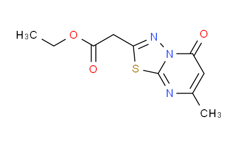 CAS No. 145694-86-6, Ethyl 2-(7-methyl-5-oxo-5H-[1,3,4]thiadiazolo[3,2-a]pyrimidin-2-yl)acetate