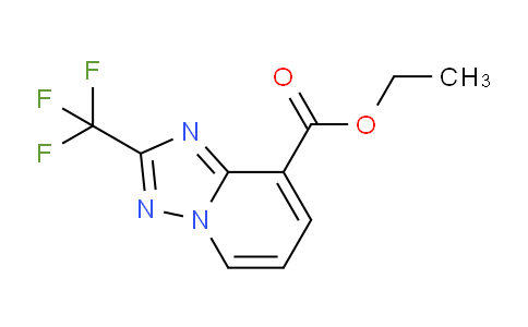 CAS No. 1005475-46-6, Ethyl 2-(trifluoromethyl)-[1,2,4]triazolo[1,5-a]pyridine-8-carboxylate