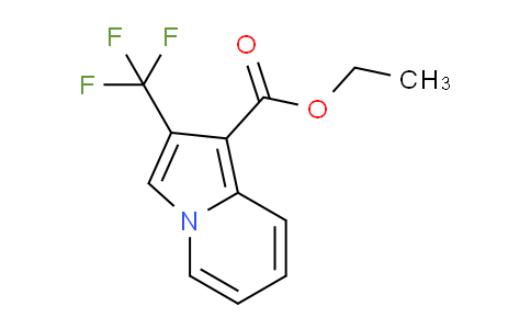 CAS No. 1284226-15-8, Ethyl 2-(trifluoromethyl)indolizine-1-carboxylate