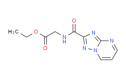 CAS No. 438212-79-4, Ethyl 2-([1,2,4]triazolo[1,5-a]pyrimidine-2-carboxamido)acetate