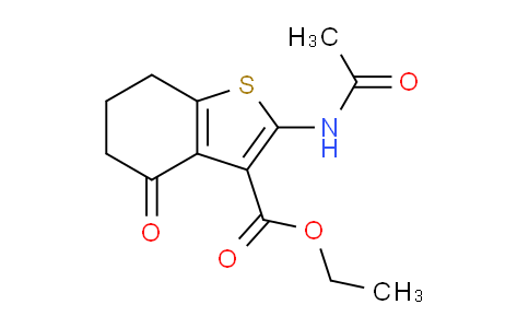 CAS No. 1273578-07-6, Ethyl 2-acetamido-4-oxo-4,5,6,7-tetrahydrobenzo[b]thiophene-3-carboxylate