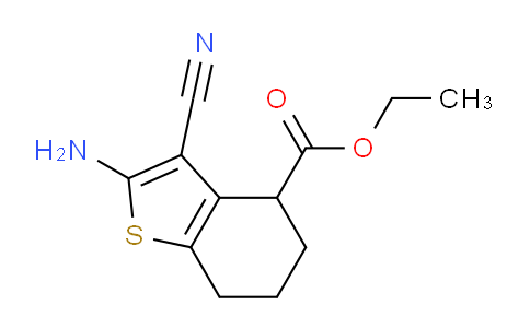 CAS No. 175599-83-4, Ethyl 2-amino-3-cyano-4,5,6,7-tetrahydrobenzo[b]thiophene-4-carboxylate