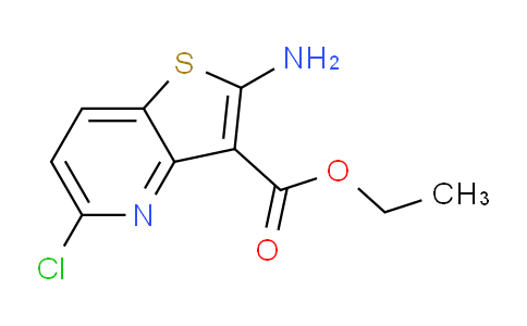 CAS No. 1194374-27-0, Ethyl 2-amino-5-chlorothieno[3,2-b]pyridine-3-carboxylate