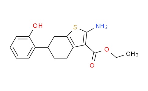 CAS No. 914202-54-3, Ethyl 2-amino-6-(2-hydroxyphenyl)-4,5,6,7-tetrahydrobenzo[b]thiophene-3-carboxylate