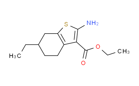 CAS No. 329222-94-8, Ethyl 2-amino-6-ethyl-4,5,6,7-tetrahydrobenzo[b]thiophene-3-carboxylate
