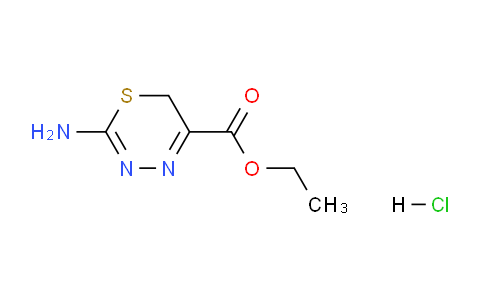 CAS No. 1332495-34-7, Ethyl 2-amino-6H-1,3,4-thiadiazine-5-carboxylate hydrochloride