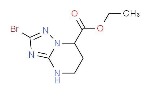 CAS No. 1273563-76-0, Ethyl 2-bromo-4,5,6,7-tetrahydro-[1,2,4]triazolo[1,5-a]pyrimidine-7-carboxylate