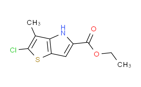 CAS No. 332099-56-6, Ethyl 2-chloro-3-methyl-4H-thieno[3,2-b]pyrrole-5-carboxylate