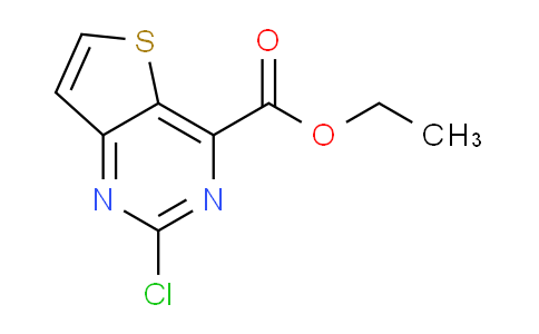 CAS No. 1135299-23-8, Ethyl 2-chlorothieno[3,2-d]pyrimidine-4-carboxylate