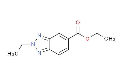 CAS No. 628294-66-6, Ethyl 2-ethyl-2H-benzo[d][1,2,3]triazole-5-carboxylate