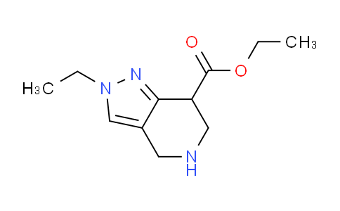 CAS No. 1391733-78-0, Ethyl 2-ethyl-4,5,6,7-tetrahydro-2H-pyrazolo[4,3-c]pyridine-7-carboxylate