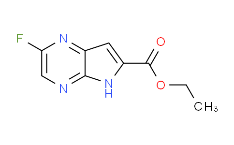 CAS No. 1016241-85-2, Ethyl 2-fluoro-5H-pyrrolo[2,3-b]pyrazine-6-carboxylate