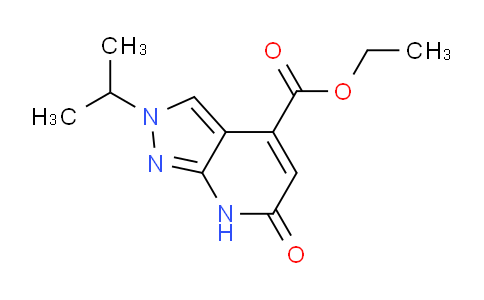 CAS No. 1018166-73-8, Ethyl 2-isopropyl-6-oxo-6,7-dihydro-2H-pyrazolo[3,4-b]pyridine-4-carboxylate