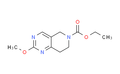 CAS No. 1923190-29-7, Ethyl 2-methoxy-7,8-dihydropyrido[4,3-d]pyrimidine-6(5H)-carboxylate