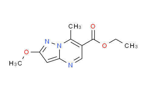 CAS No. 162286-71-7, Ethyl 2-methoxy-7-methylpyrazolo[1,5-a]pyrimidine-6-carboxylate
