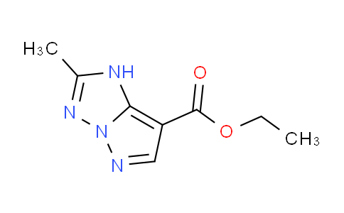 CAS No. 208774-28-1, Ethyl 2-methyl-1H-pyrazolo[1,5-b][1,2,4]triazole-7-carboxylate