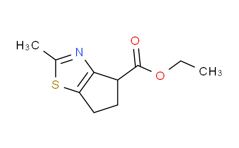 CAS No. 1190391-80-0, Ethyl 2-methyl-5,6-dihydro-4H-cyclopenta[d]thiazole-4-carboxylate