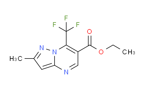 CAS No. 691868-72-1, Ethyl 2-methyl-7-(trifluoromethyl)pyrazolo[1,5-a]pyrimidine-6-carboxylate