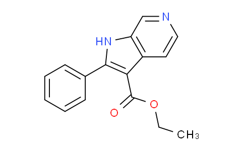 CAS No. 67058-68-8, Ethyl 2-phenyl-1H-pyrrolo[2,3-c]pyridine-3-carboxylate