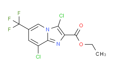 CAS No. 1355171-49-1, Ethyl 3,8-dichloro-6-(trifluoromethyl)imidazo[1,2-a]pyridine-2-carboxylate