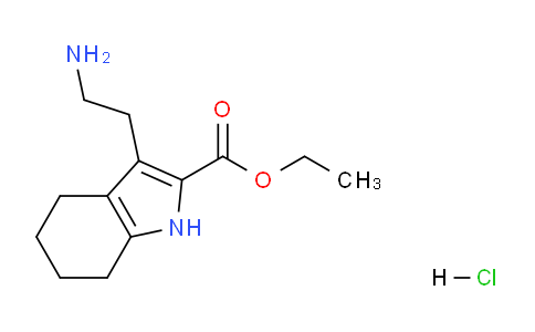 CAS No. 1956383-30-4, Ethyl 3-(2-aminoethyl)-4,5,6,7-tetrahydro-1H-indole-2-carboxylate hydrochloride
