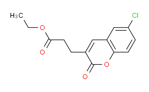 CAS No. 1365939-25-8, Ethyl 3-(6-chloro-2-oxo-2H-chromen-3-yl)propanoate