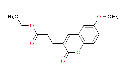 CAS No. 1365939-99-6, Ethyl 3-(6-methoxy-2-oxo-2H-chromen-3-yl)propanoate