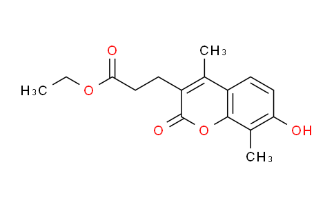 CAS No. 251361-29-2, Ethyl 3-(7-Hydroxy-4,8-dimethyl-2-oxo-2H-chromen-3-yl)propanoate