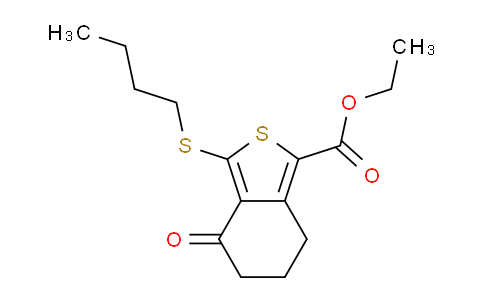CAS No. 172516-33-5, Ethyl 3-(butylthio)-4-oxo-4,5,6,7-tetrahydrobenzo[c]thiophene-1-carboxylate