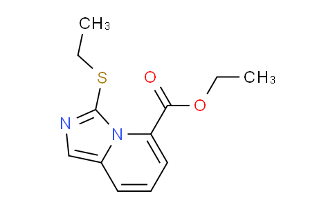 CAS No. 76266-08-5, Ethyl 3-(ethylthio)imidazo[1,5-a]pyridine-5-carboxylate