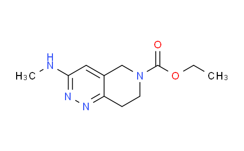 CAS No. 1474036-06-0, Ethyl 3-(methylamino)-7,8-dihydropyrido[4,3-c]pyridazine-6(5H)-carboxylate