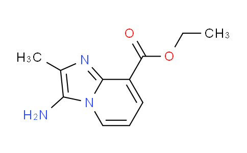CAS No. 133427-91-5, Ethyl 3-amino-2-methylimidazo[1,2-a]pyridine-8-carboxylate