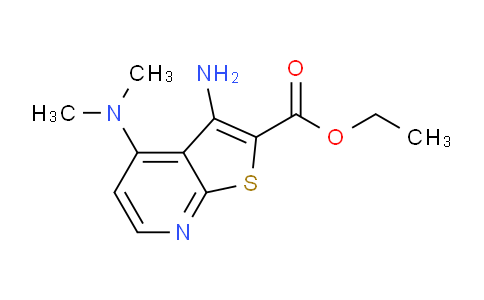 CAS No. 147992-86-7, Ethyl 3-amino-4-(dimethylamino)thieno[2,3-b]pyridine-2-carboxylate