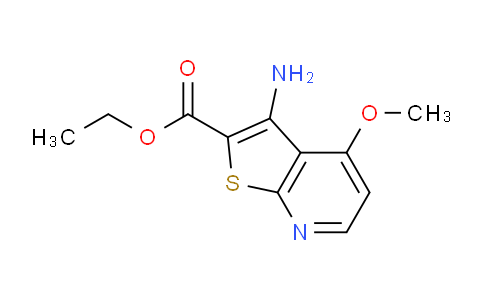 CAS No. 338773-61-8, Ethyl 3-amino-4-methoxythieno[2,3-b]pyridine-2-carboxylate