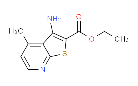 CAS No. 498580-85-1, Ethyl 3-amino-4-methylthieno[2,3-b]pyridine-2-carboxylate