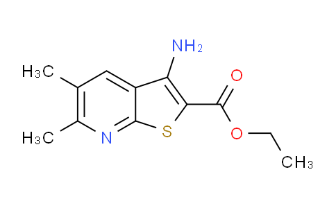 CAS No. 1042441-82-6, Ethyl 3-amino-5,6-dimethylthieno[2,3-b]pyridine-2-carboxylate