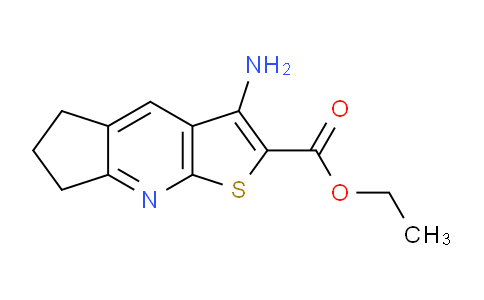 CAS No. 166113-89-9, Ethyl 3-amino-6,7-dihydro-5H-cyclopenta[b]thieno[3,2-e]pyridine-2-carboxylate