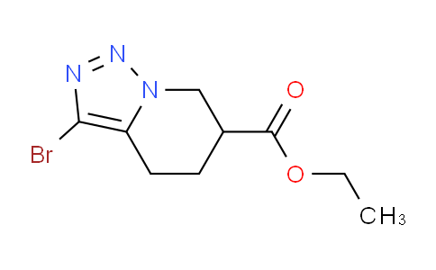CAS No. 1273565-10-8, Ethyl 3-bromo-4,5,6,7-tetrahydro-[1,2,3]triazolo[1,5-a]pyridine-6-carboxylate