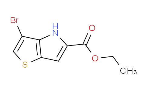 CAS No. 332099-35-1, Ethyl 3-bromo-4H-thieno[3,2-b]pyrrole-5-carboxylate
