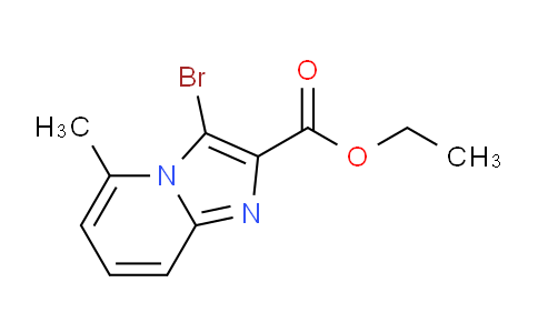 CAS No. 1123167-64-5, Ethyl 3-bromo-5-methylimidazo[1,2-a]pyridine-2-carboxylate