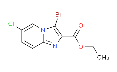 CAS No. 861208-16-4, Ethyl 3-bromo-6-chloroimidazo[1,2-a]pyridine-2-carboxylate