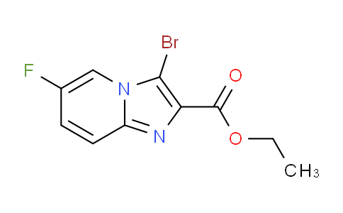 CAS No. 1427460-92-1, Ethyl 3-bromo-6-fluoroimidazo[1,2-a]pyridine-2-carboxylate