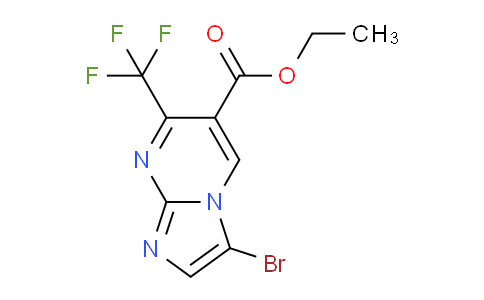 CAS No. 1009378-98-6, Ethyl 3-bromo-7-(trifluoromethyl)imidazo[1,2-a]pyrimidine-6-carboxylate