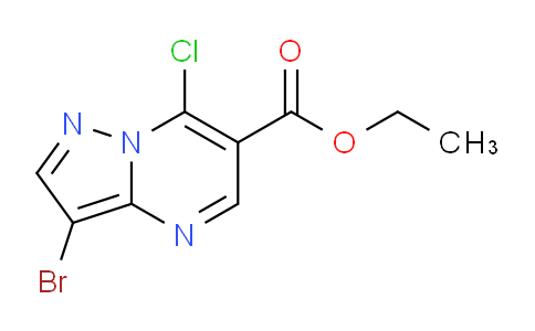 CAS No. 1138513-35-5, Ethyl 3-bromo-7-chloropyrazolo[1,5-a]pyrimidine-6-carboxylate
