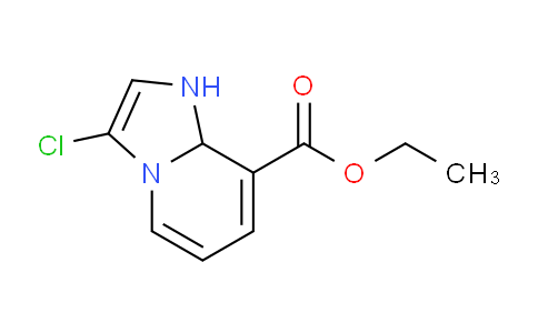 CAS No. 1257849-26-5, Ethyl 3-chloro-1,8a-dihydroimidazo[1,2-a]pyridine-8-carboxylate