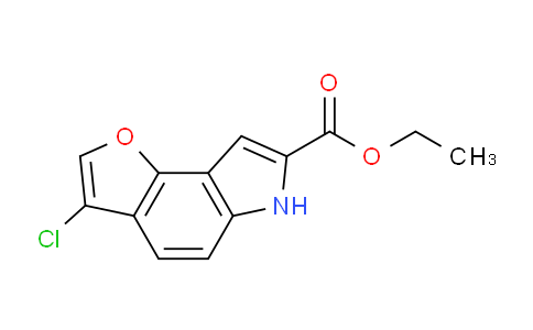 CAS No. 1447606-31-6, Ethyl 3-chloro-6H-furo[2,3-e]indole-7-carboxylate