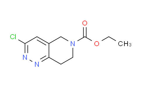 CAS No. 39715-99-6, Ethyl 3-chloro-7,8-dihydropyrido[4,3-c]pyridazine-6(5H)-carboxylate