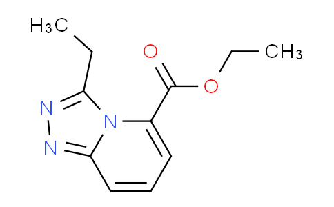 CAS No. 1255147-46-6, Ethyl 3-ethyl-[1,2,4]triazolo[4,3-a]pyridine-5-carboxylate